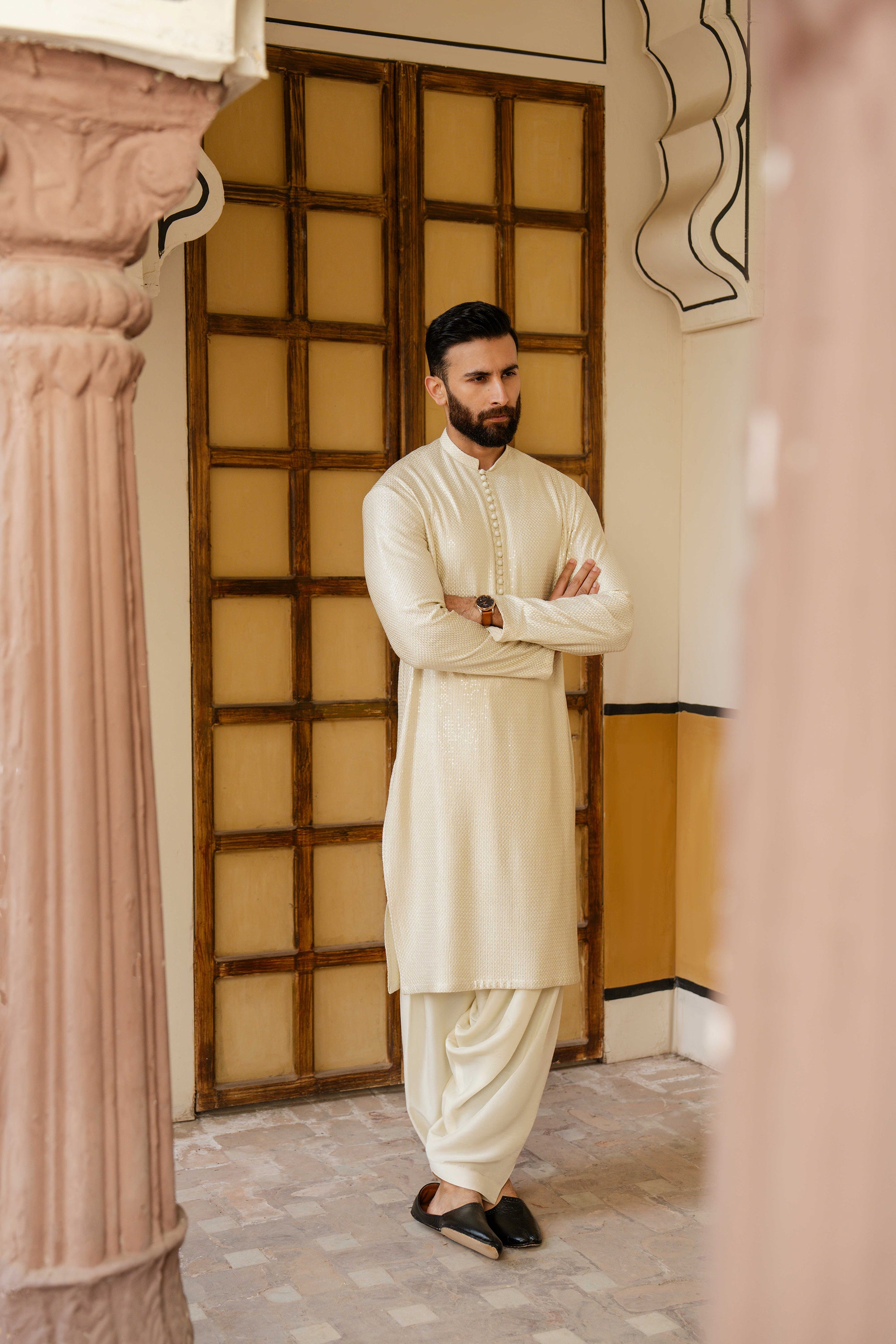 Mehtab Rudoali Mehtab Sherwani – Hamna Ehtasham