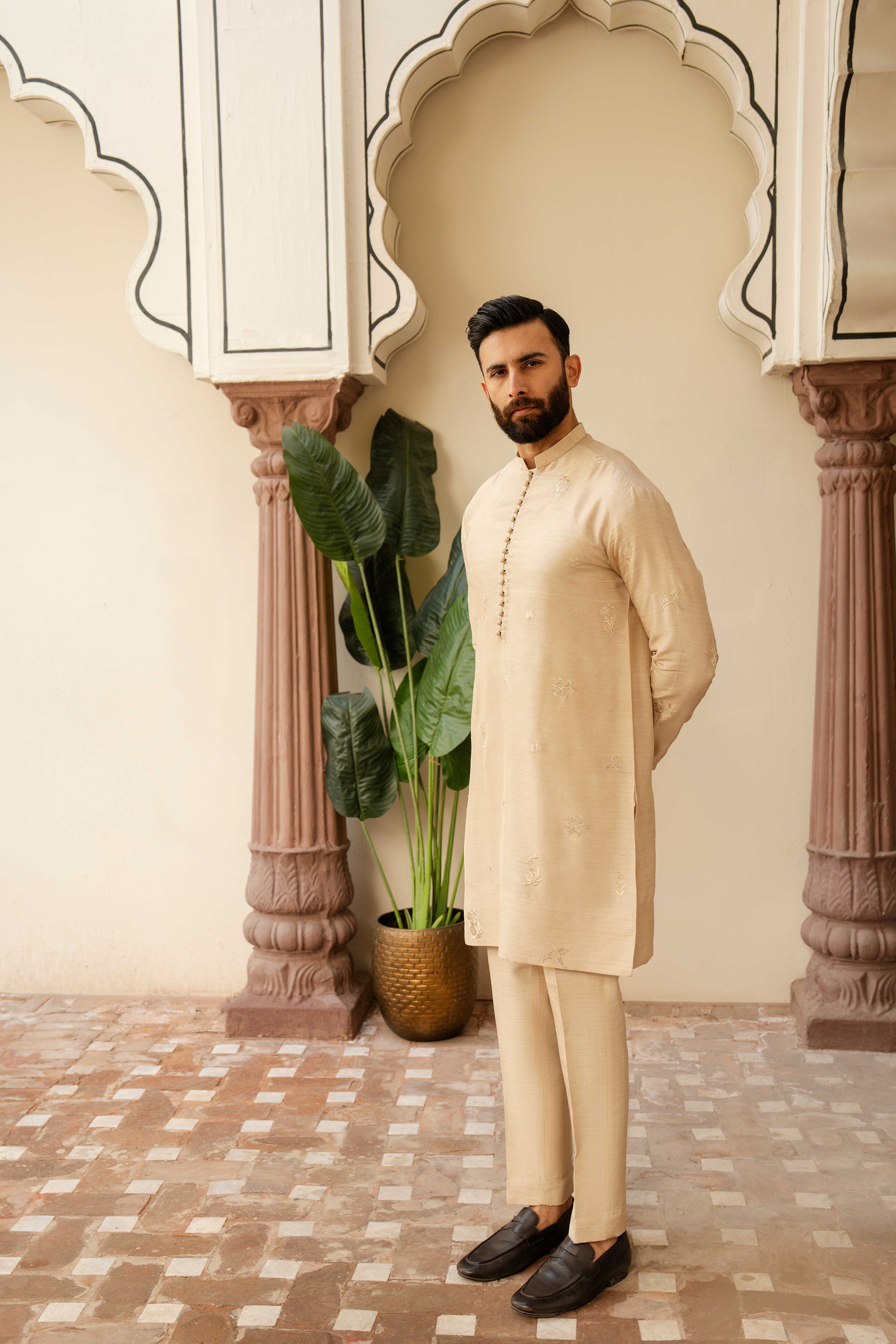 Fiaz Rind Fiaz - Kurta & Prince coat – Hamna Ehtasham